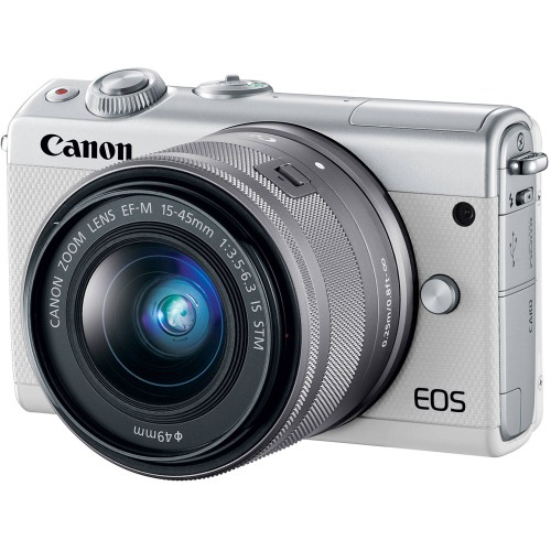 Canon EOS M100 15-45mm IS STM White - Canon EOS M100 15-45mm IS
